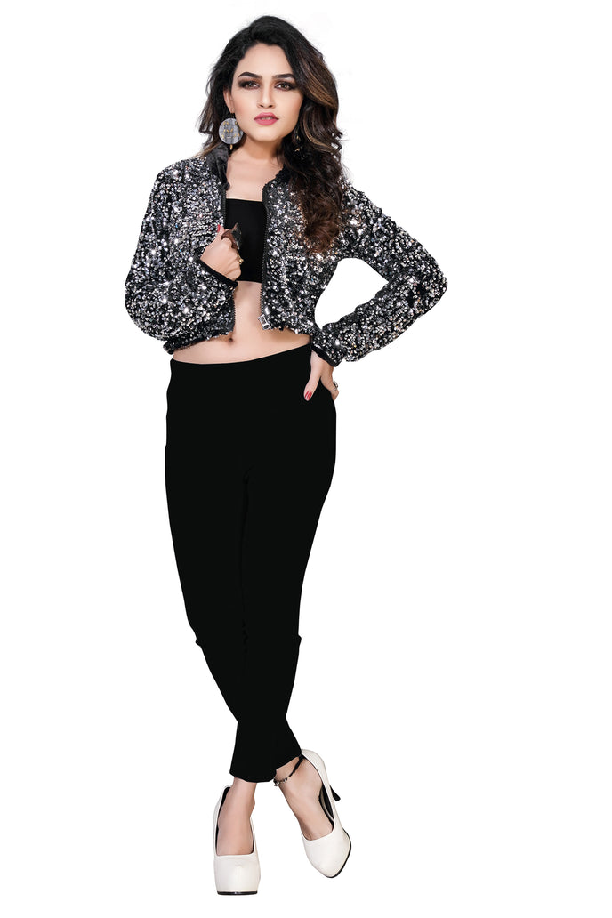 Partywear Velvet Sequins Jacket