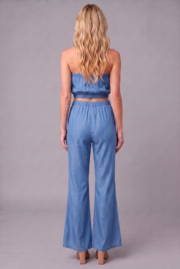 Denim Tube Co-ord Set