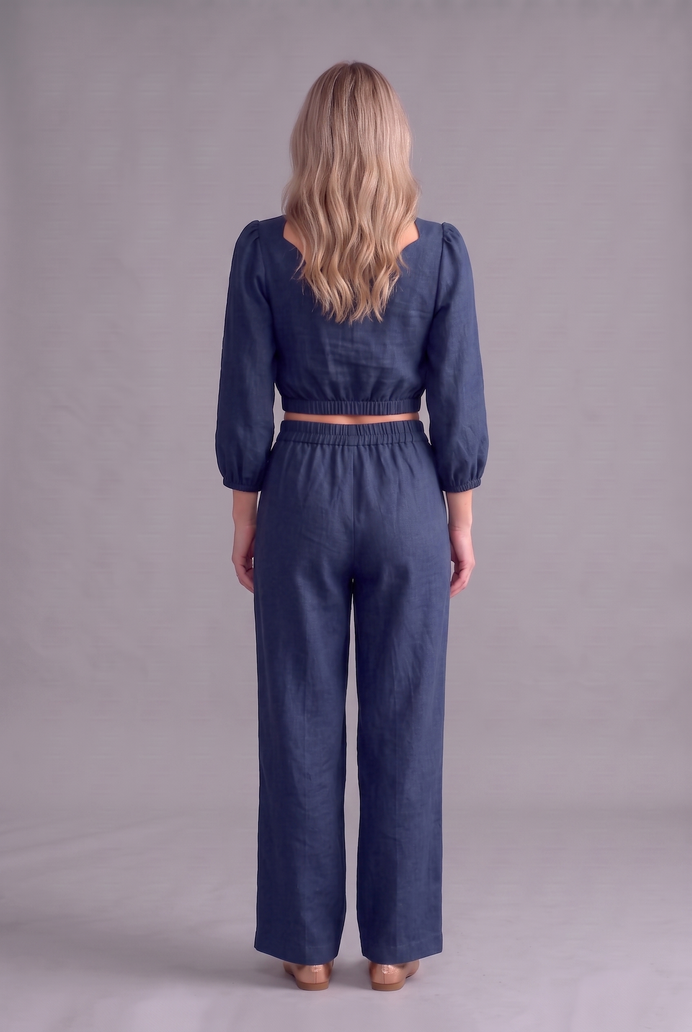 Balloon Sleeve Cotton Co-ord Set