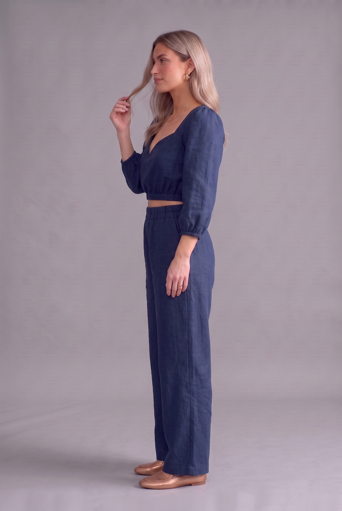 Balloon Sleeve Cotton Co-ord Set