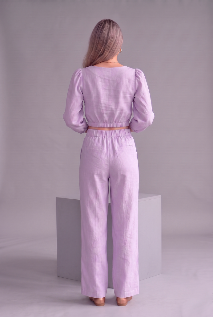 Balloon Sleeve Cotton Co-ord Set