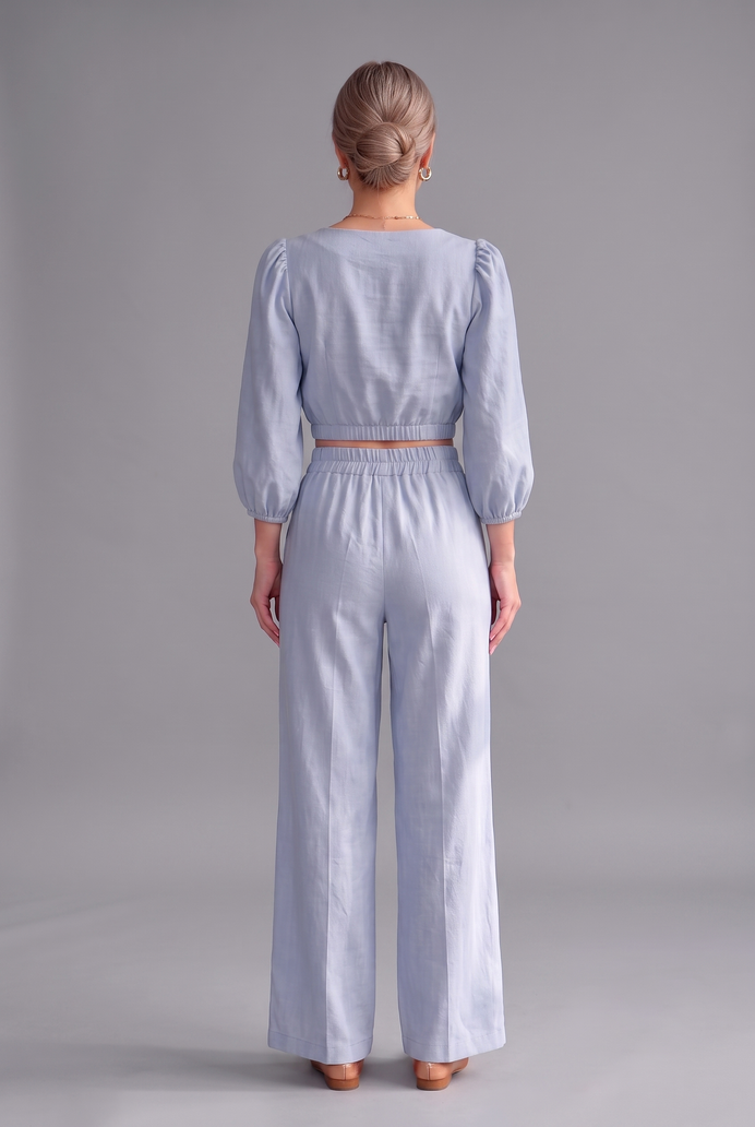 Balloon Sleeve Cotton Co-ord Set
