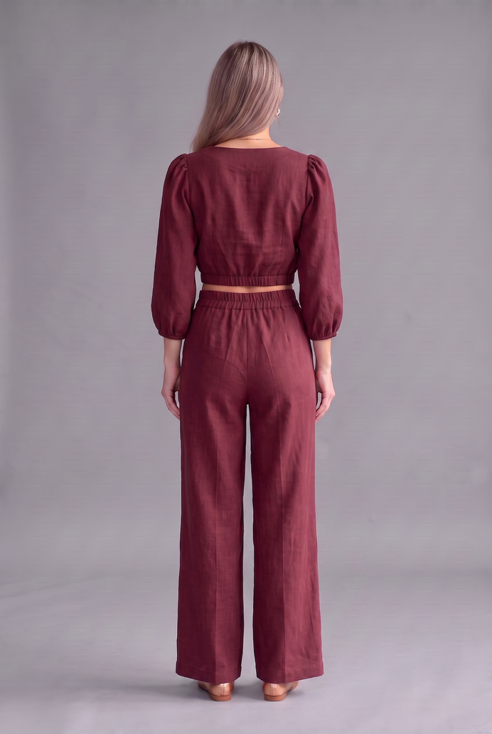 Balloon Sleeve Cotton Co-ord Set