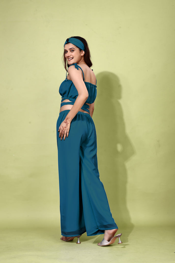 Women Georgette Co Ord Set