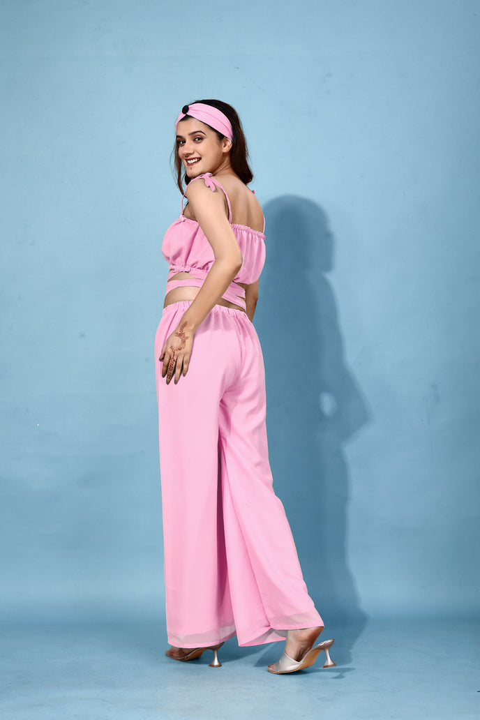 Women Georgette Co Ord Set