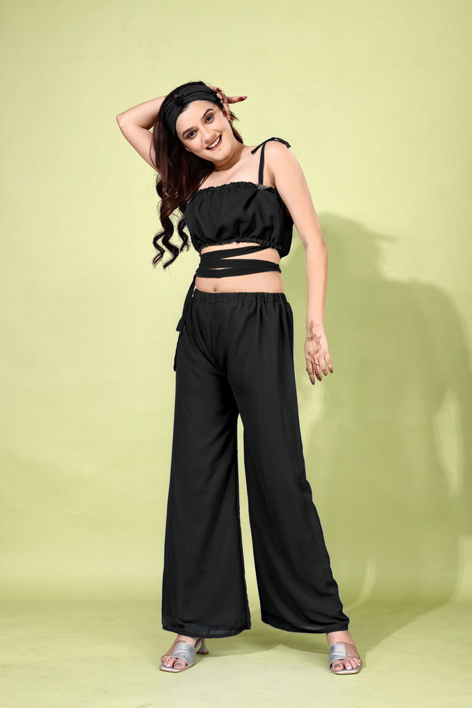 Women Georgette Co Ord Set