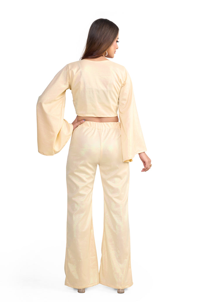 Stylish Flared Sleeve Co-ord Set