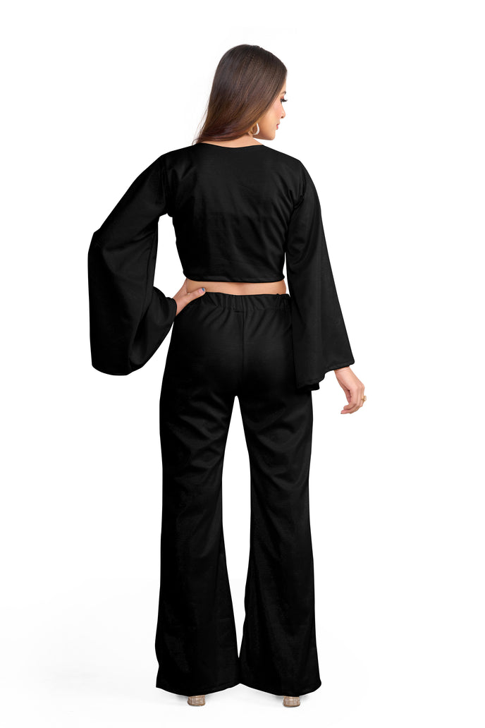 Stylish Flared Sleeve Co-ord Set