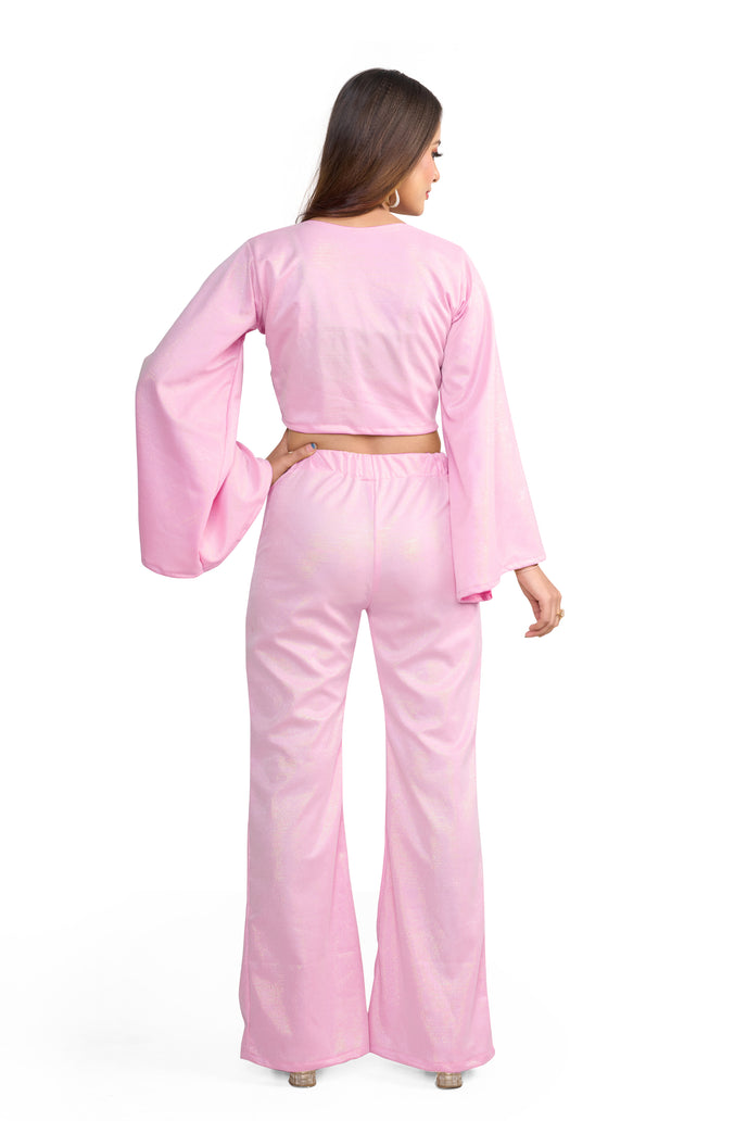 Stylish Flared Sleeve Co-ord Set