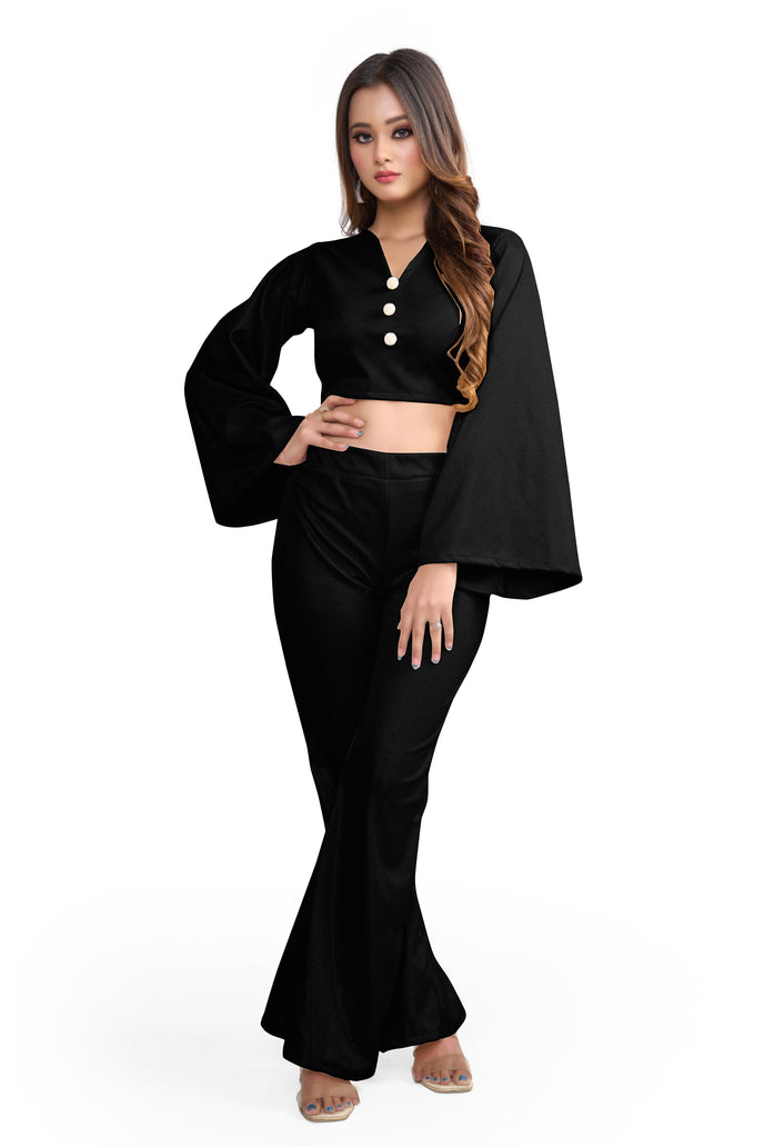 Stylish Flared Sleeve Co-ord Set