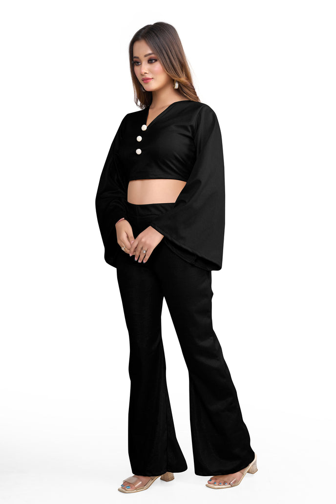 Stylish Flared Sleeve Co-ord Set